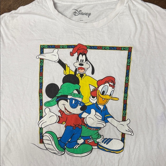 Disney Tops - Disney Character Tee with Mickey, Goofy, and Donald